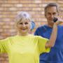 Trainingspaar bei Krafttraining mit handeln