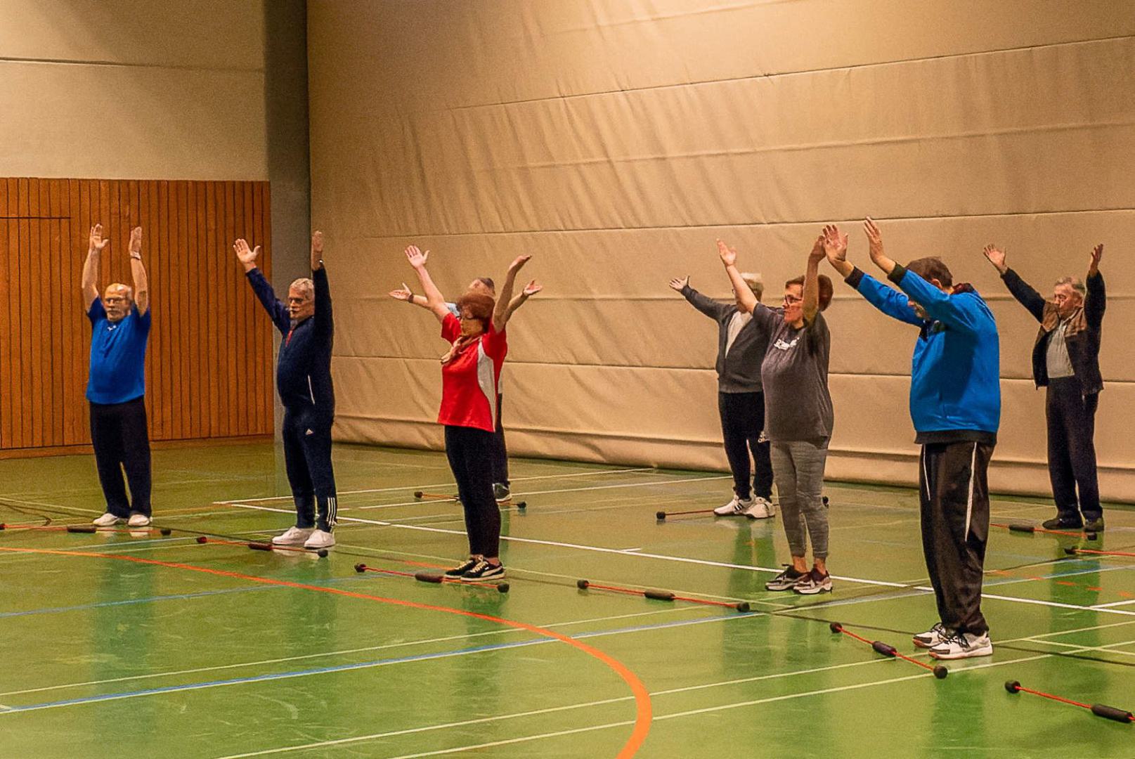 Gymnastik Streckübungen